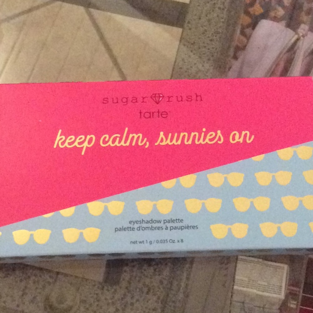 NIB TARTE Keep Calm, Sunnies On Eyeshadow Palette - Picture 3 of 6
